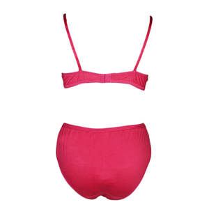 Ensemble soutien-gorge et culotte pour femme - Rose foncé - Product Image 2