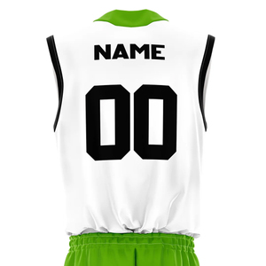 Vente flash : uniforme de basket-ball sans manches à sublimation, créez votre propre uniforme de basket-ball sportif à vendre - Product Image 6