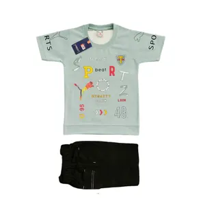 Wholesale Customized Kids 2 Piece Clothing Set for Vacation Wear Use from Indian Exporter