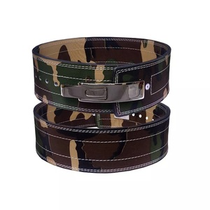 GAF Ceinture de musculation en cuir véritable avec boucle à levier Ceinture de musculation pour haltérophilie - Product Image 1