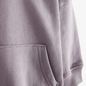 Sudadera Deportiva de Forro Polar 100% Algodón para Niños, Color Liso, Informal, con Bolsillo, para Niños y Niñas, Venta al por Mayor - Product Image 6