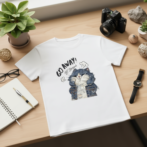 T-Shirt Unisex Casual di Alta Qualità 210GSM 100% Cotone con Stampa Serigrafica e DTG Logo Frontale - Product Image 3