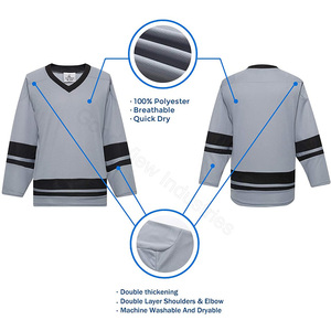 Sublimado Hockey Jersey Diseño 100% Poliéster Sublimado Hockey Jersey Personalizable Hockey Jerseys - Product Image 3