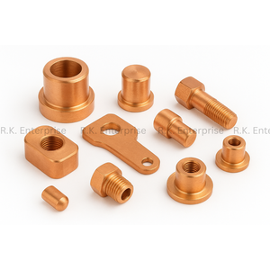 Precision Turned Brass CNC Machining Custom CNC Milling Turning Metal Copper Bronze Brass Parts for Industrial Engineering - Product Image 2