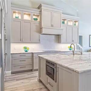 2025 SANYANG moderne bois Shaker Design multifonctionnel RTA armoires de cuisine porte nouveau Style Vietnam usine prix de gros - Product Image 1