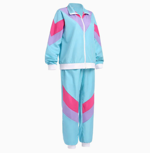 Chándales de dos piezas en blanco ajustados informales para hombre, conjunto de chándal personalizado, ropa de entrenamiento Vintage Unisex para correr con cremallera - Product Image 2