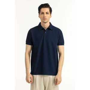 เสื้อโปโลผู้ชายทรงเข้ารูป รุ่น MN-PSH-WS25-006 ผ้าสแปนเด็กซ์ถักคุณภาพสูง พร้อมคุณสมบัติป้องกันรอยยับและลายปัก เหมาะสำหรับกอล์ฟ - Product Image 5