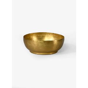 Bol de service en laiton élégant et intemporel pour une décoration intérieure classique et des essentiels de salle à manger fiables avec une touche vintage - Product Image 4