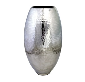 Florero de hierro Vintage de lujo diseño de aluminio hecho a mano para decoración del hogar costero comedor bodas restaurantes decoración de hoteles - Product Image 1