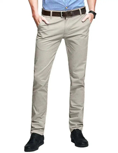Pantalon de travail décontracté pour homme en coton, taille mi-haute, séchage rapide, coupe-vent, respirant, jambe large, avec cordon de serrage - Product Image 3