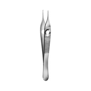 Pince à tissu adson en acier allemand à dents droites 1x2 120 mm 4.34 Inch Micro Tissue Surgical Adson Forceps - Product Image 6