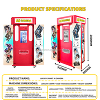 Nouvelle machine de photomaton à impression instantanée avec fonction IA et logo personnalisé, haute rentabilité, de l'usine de Guangzhou