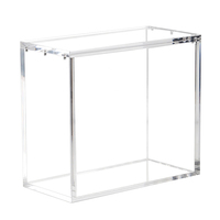 Boîte d'entraînement acrylique Elite avec défauts mineurs, protection UV transparente, boîte d'affichage TCG ETB en acrylique, étuis de boosters en acrylique avec couvercle magnétique