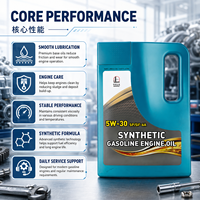 Huile moteur entièrement synthétique SINOPEC 5W-30 API SP ILSAC GF-6A pour voitures à essence modernes 4L/3,5kg