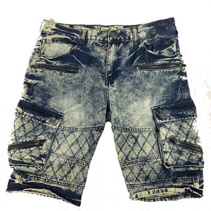 2024 hommes lavage à l'acide Shorts meilleure vente pas cher solide motif tissu en gros lavage à l'acide Shorts pour hommes - Product Image 1