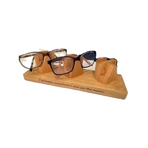Porte-verre pour les yeux et le nez en bois fait à la main avec moustache support de lunettes en bois de manguier écologique de vente chaude - Product Image 3