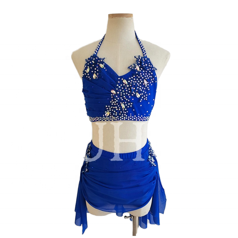 Color Combination Dress - Blue Dress Stylish Design