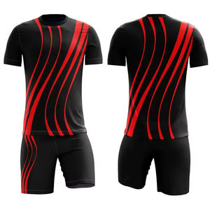 Ensemble d'uniformes de football en gros concevez votre propre uniforme de football uniforme d'équipe de logo imprimé personnalisé - Product Image 4