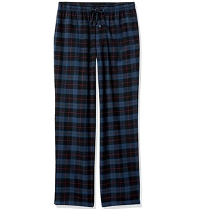 Pantalon de pyjama en flanelle chaud pour homme, vêtements de maison doux, vêtements de nuit à taille élastique, pantalon de marche, pyjama à carreaux, tricot - Product Image 3