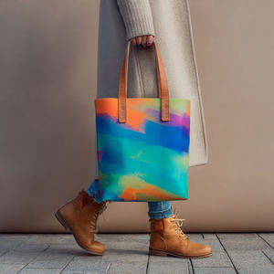 Bolsas de mano de sublimación para exteriores, ropa de calle, bolso de mano con estampado de compras, bolso de cuero PU para adultos - Product Image 4