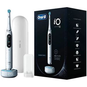 Brosse à dents électrique rechargeable Oral-B IO Series 10 avec capteur de pression, 4 têtes de brosse en vente - Product Image 1