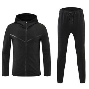 Haute tendance 2025 OEM vêtements de sport survêtements personnalisables hommes coupe ajustée vêtements d'entraînement Jogging porter survêtement 100% coton tissu - Product Image 2