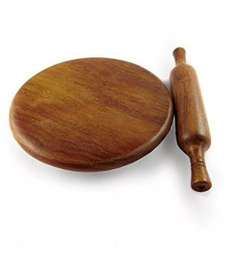 Rouleau à pâtisserie en silicone avec poignée en bois, outil de cuisson, de qualité supérieure - Product Image 3