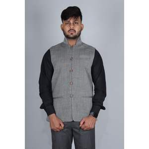 Chaquetas de lana chaqueta de lana harringbone para hombre chaleco abrigo diseñador alta moda elegante chaleco abrigo - Product Image 6