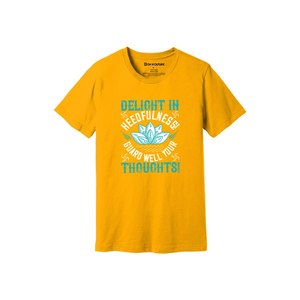 T-shirt décontracté 100% coton avec impression 3D de thèmes de bouddha 12 options de couleur 160-180 Placement de conception personnalisable GSM lourd - Product Image 2