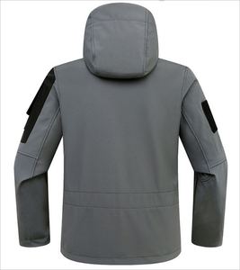 Vestes Softshell légères pour hommes, OEM, haute qualité, logo personnalisé, veste bomber Softshell, prix d'usine, vente en ligne, veste d'hiver - Product Image 3
