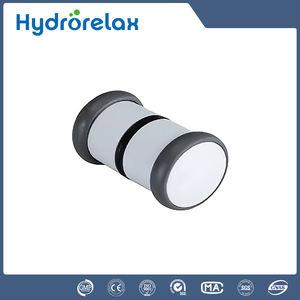 Gagang kenop Shower plastik Hydrorelax dengan tutup ujung karet hitam - Product Image 2