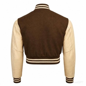 Chaquetas Varsity Impermeables con Botones para Mujer Gamma Phi, Chaquetas de Sororidad y Fraternidad con Mangas Bordadas en Satén y Escudo - Product Image 4
