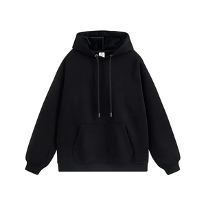 Sudadera con capucha OEM ODM personalizada 330 Gsm para hombre, sudadera de invierno de gran tamaño con logotipo estampado en relieve - Product Image 1