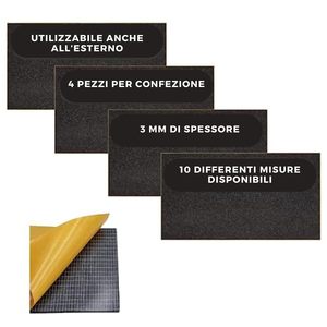 22x15 cm 5mm Thick Black <b>Expanded</b> EPDM Rubber Self-Adhesive Gasket Seal <b>Waterproof</b> Polyurethane <b>Foam</b> Panels with Adhesive Tape - Product Image 2