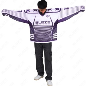 Jersey de Hockey sobre Hielo con Impresión Digital Personalizada, Bordado, Colores y Logotipo Personalizados, 100% Poliéster, Nuevo Estilo - Product Image 2