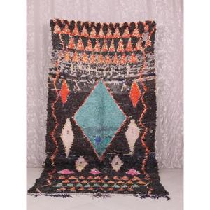 พรมบูเชอรูอิตเบอร์เบอร์โบโฮชิคสีสันสดใสสไตล์วินเทจ งานฝีมือแท้จากโมร็อกโก ของตกแต่งบ้านแบบแอตลาส - Product Image 1