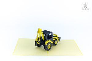 3D ป๊อปอัพแบบทำมือปรับแต่งได้รถเครนรถบรรทุกบัตรขนส่งกระดาษการ์ดอวยพร DIY สำหรับงานแต่งงานหรือเป็นของขวัญงานฝีมือ - Product Image 2