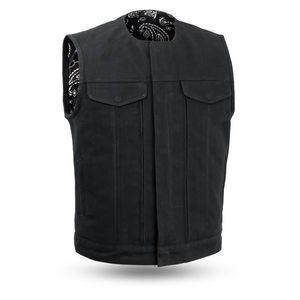 Nouvelle arrivée gilet en cuir de haute qualité coupe-vent et chaud chauffé élégant Design Unique sans manches 100% véritable gilet en cuir pour hommes - Product Image 3