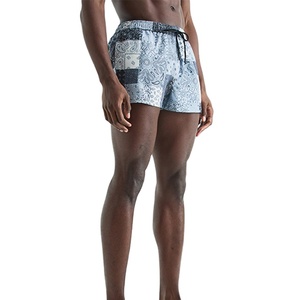 Shorts de Baño para Hombre, Diseño Sublimado, con Cordón Ajustable, Transpirables y a la Moda, Último Diseño de Verano - Product Image 2