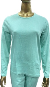 Pantalon de pyjama pour femmes en polyester/coton, couleurs unies, vêtements de nuit doux pour l'été, design en dentelle peinte, fabriqué en Inde - Product Image 4