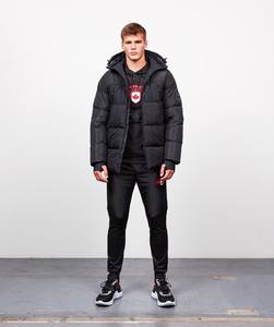 Chaqueta gruesa y cálida para hombre, abrigos acolchados de algodón a prueba de viento con cremallera, con cuello de plumón, oferta al por mayor - Product Image 3