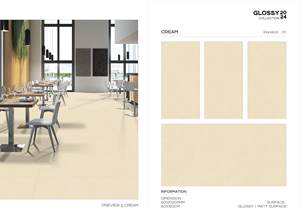 Azulejo de suelo de lujo moderno de alta calidad 600x1200mm para habitación de Hotel brillante para azulejos de porcelana de sala de estar - Product Image 5