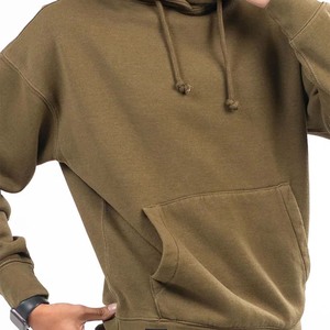 Venta al por mayor Nueva llegada Hombres Ropa Casual Sudaderas con capucha Liso teñido Precio asequible Hombres Sudaderas con capucha para la temporada de invierno - Product Image 4