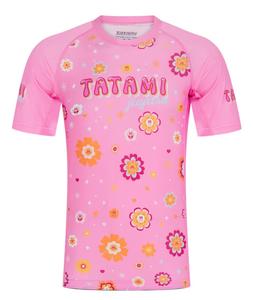Camiseta de Manga Corta Transpirable con Protección Solar UPF50+ y Diseño Floral, Ecológica - Product Image 1