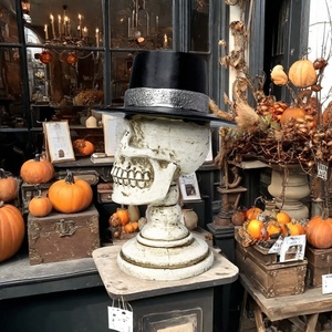 Estatua de Resina de <span class=keywords><strong>Caballero</strong></span> Vintage, Decoración Gótica Retro para Mesa de <span class=keywords><strong>Bar</strong></span>, Coleccionable de Halloween - Product Image 4