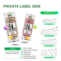Boisson protéinée en conserve 320 ml saveur chocolat, fabricant OEM ODM de boissons sous marque privée