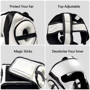 Cascos de Boxeo Profesionales Unisex de Buena Calidad para Entrenamiento de Artes Marciales, Protectores de Cabeza con Logotipo Personalizado - Venta al por Mayor - Product Image 3