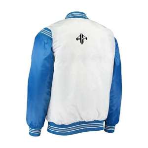 Nueva chaqueta de invierno 100% poliéster transpirable cuello acanalado chaqueta universitaria nuevo logotipo personalizado más vendido por ATLANTIC - Product Image 6