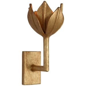 Lampe murale feuilles en laiton antique Look moderne Facile à installer et à entretenir idéal pour l'éclairage de chevet - Product Image 2