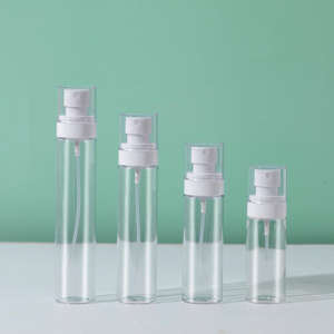 60ml 80ml <b>100ml</b> 120ml Cosmetic Pump <b>Bottle</b> with Cap Brush Hot Stamping Semi-Transparent Black PET Custom Serum <b>Bottle</b> Wholesaler - Product Image 1